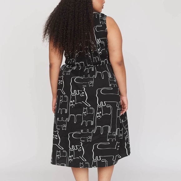 LAZY OAF Nine Lives Shirred Dress - Picture 3 of 3